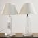 Lampe de table en plexiglas, lot de 2
