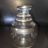 Vintage gold striped decanter