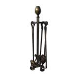 Wrought iron chimney servant, and bronze, ancient