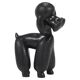Charming figurine sculpture of a poodle dog by Leopold Anzengruber, Austria, 1950s.