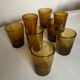 Set de 8 verres gobelets de Biot 1970