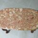 Table basse avec plateau en marbre