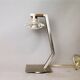 Chromed metal halogen dimmer desk lamp