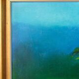 Gladys Pihl, Swedish Modern Composition, 1978, Oil on Canvas, Framed