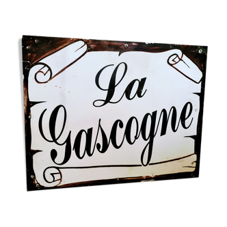 Vintage restaurant sign "La Gascogne"