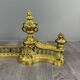 Pair of Gilt Bronze Andirons, Louis XVI Style, Late 19th Century
