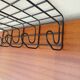 Vintage coat rack Ikea year 80 metal 5 hooks