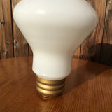 Bulb-shaped opaline globe