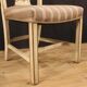Paire de chaises italiennes laquées et dorées