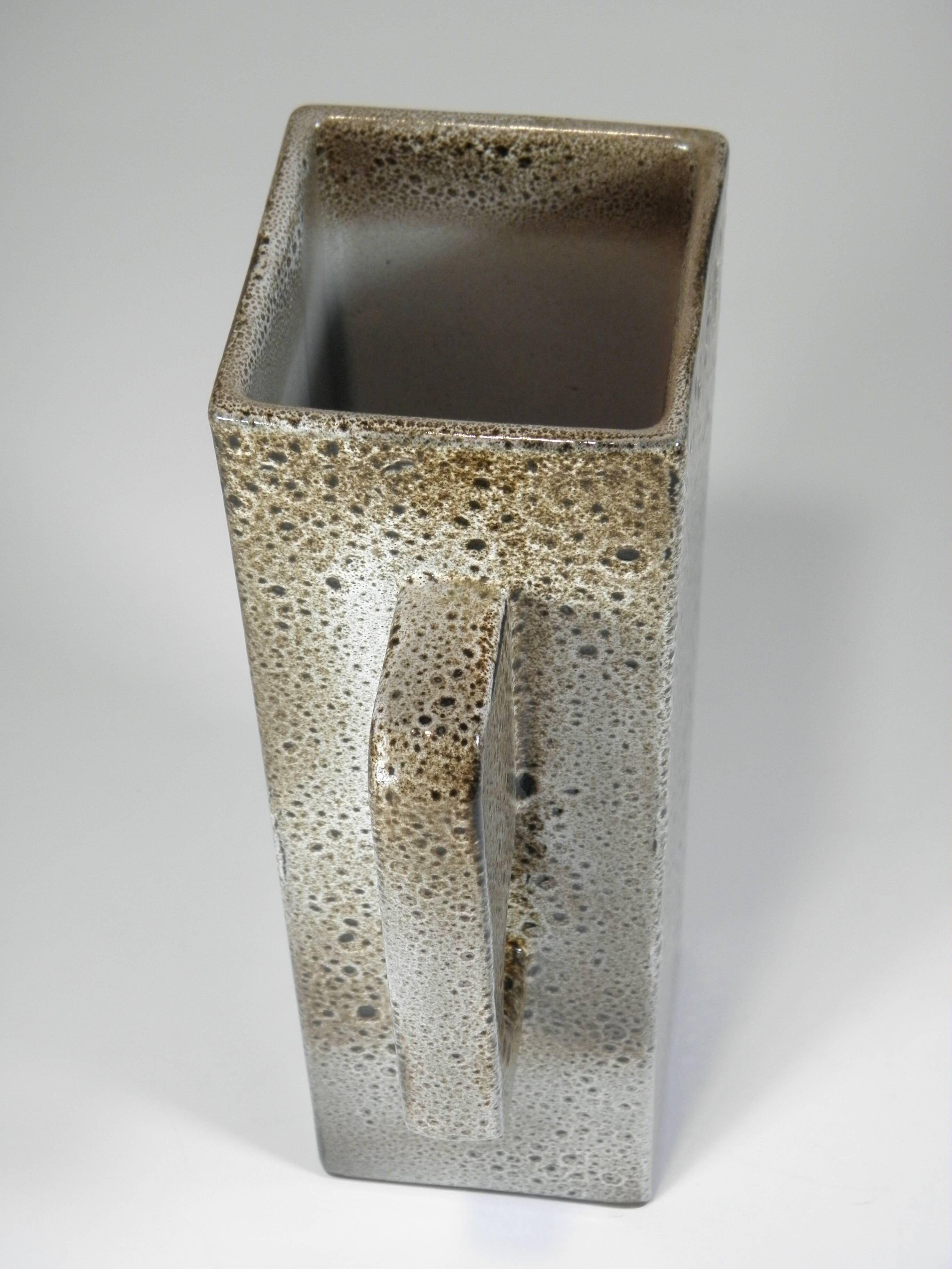 DESIGNER VASE in ENAMELED CERAMIC