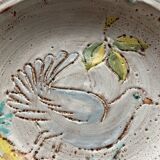 Vallauris bird plate