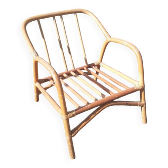 Rattan armchair