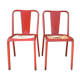 Paire de chaises Tolix model T4 par Xavier Pauchard