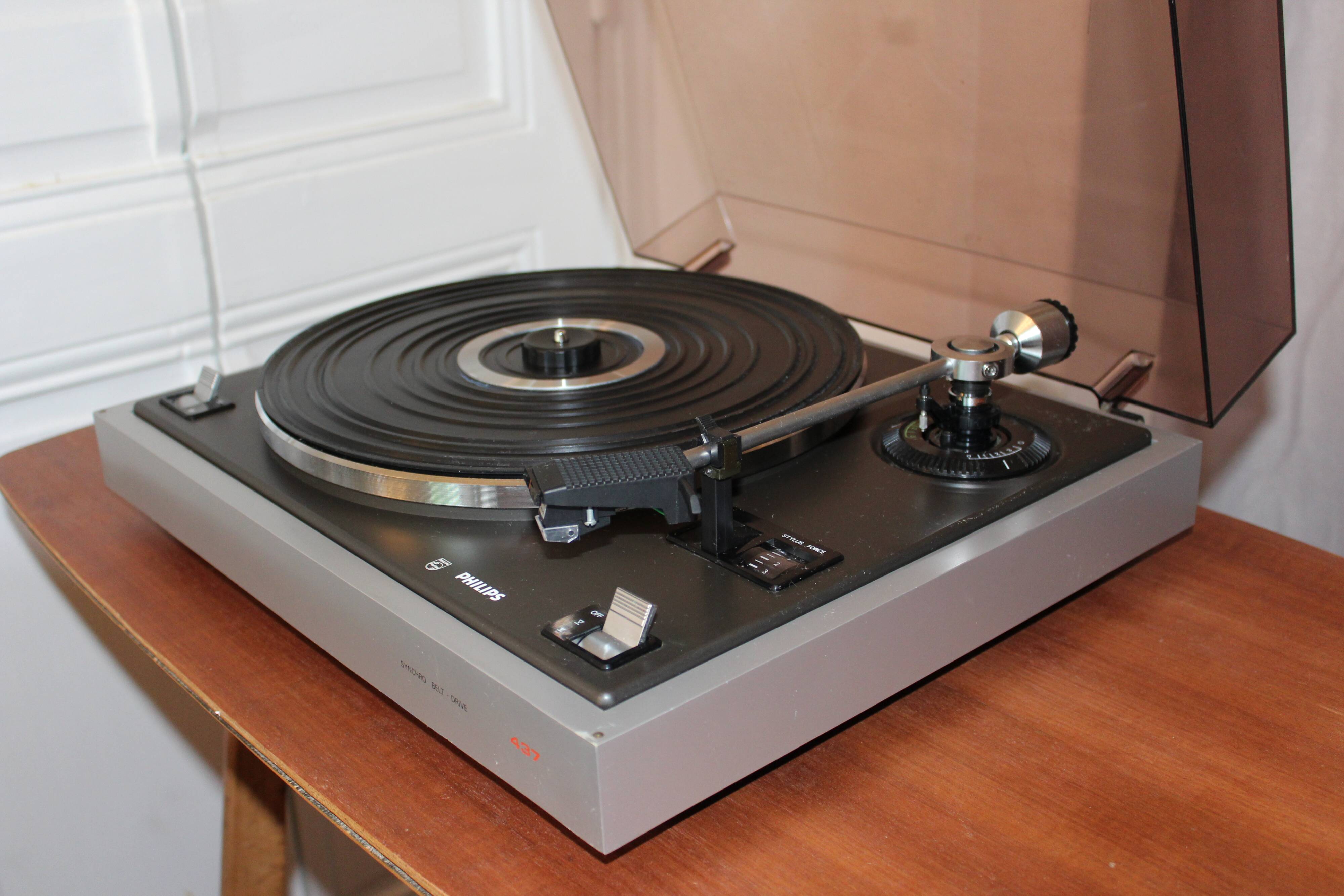 Platine vinyle hifi vintage Philips 22 GA 437 (1978) Selency