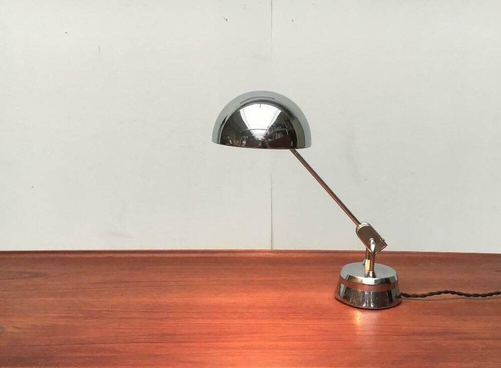 French table lamp type 600 from the mid-century by Charlotte Perriand for Jumo, 1960s.