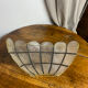 Mother-of-pearl and brass wall light