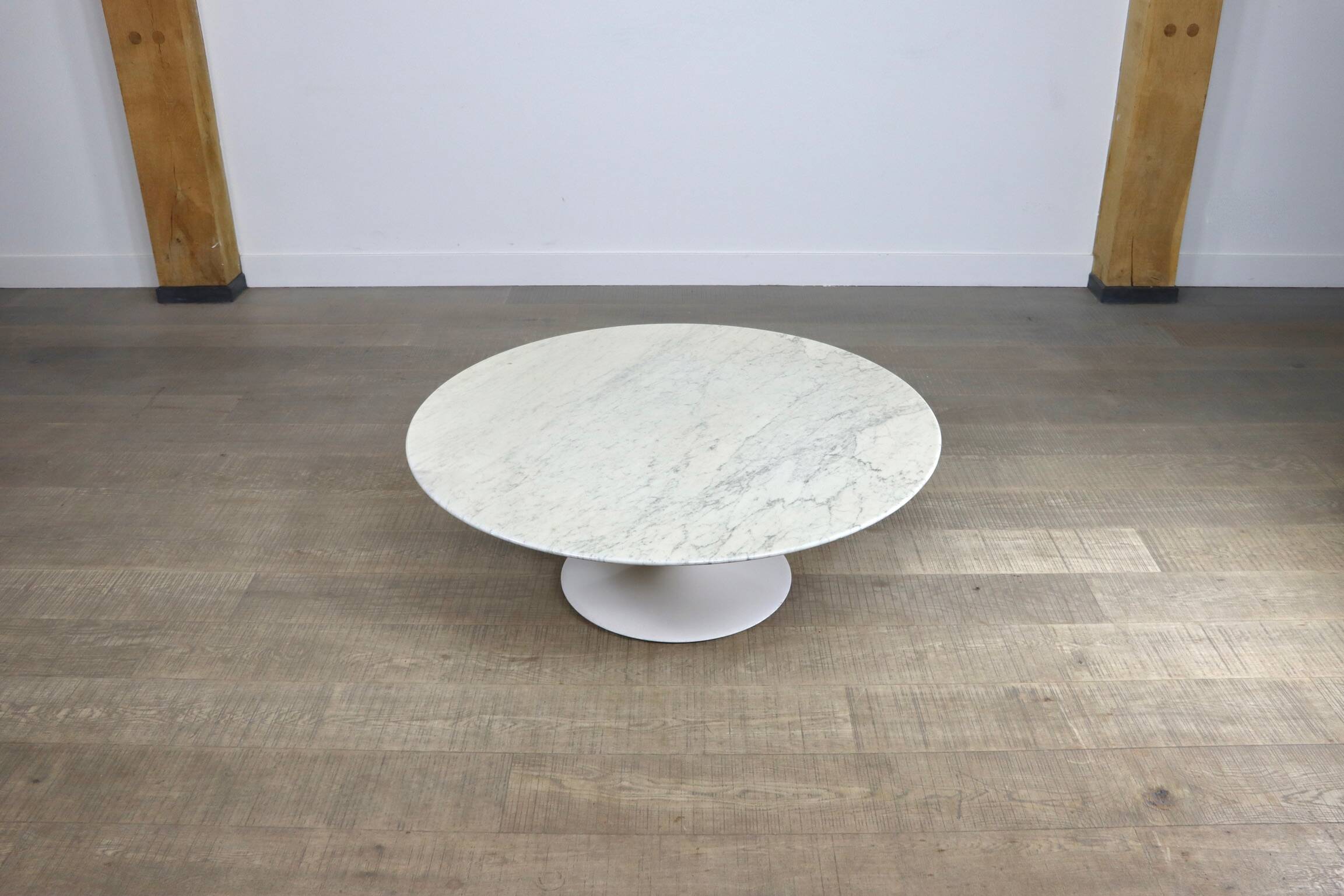 Vintage Marble Tulip Coffee Table By Eero Saarinen For Knoll, 1970s