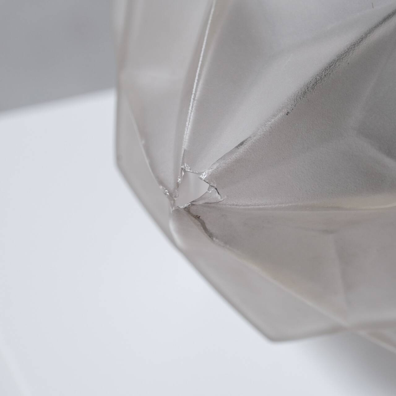 Mid-century large glass pendant(s)