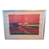 Lithograph signed Jean Pons 1966