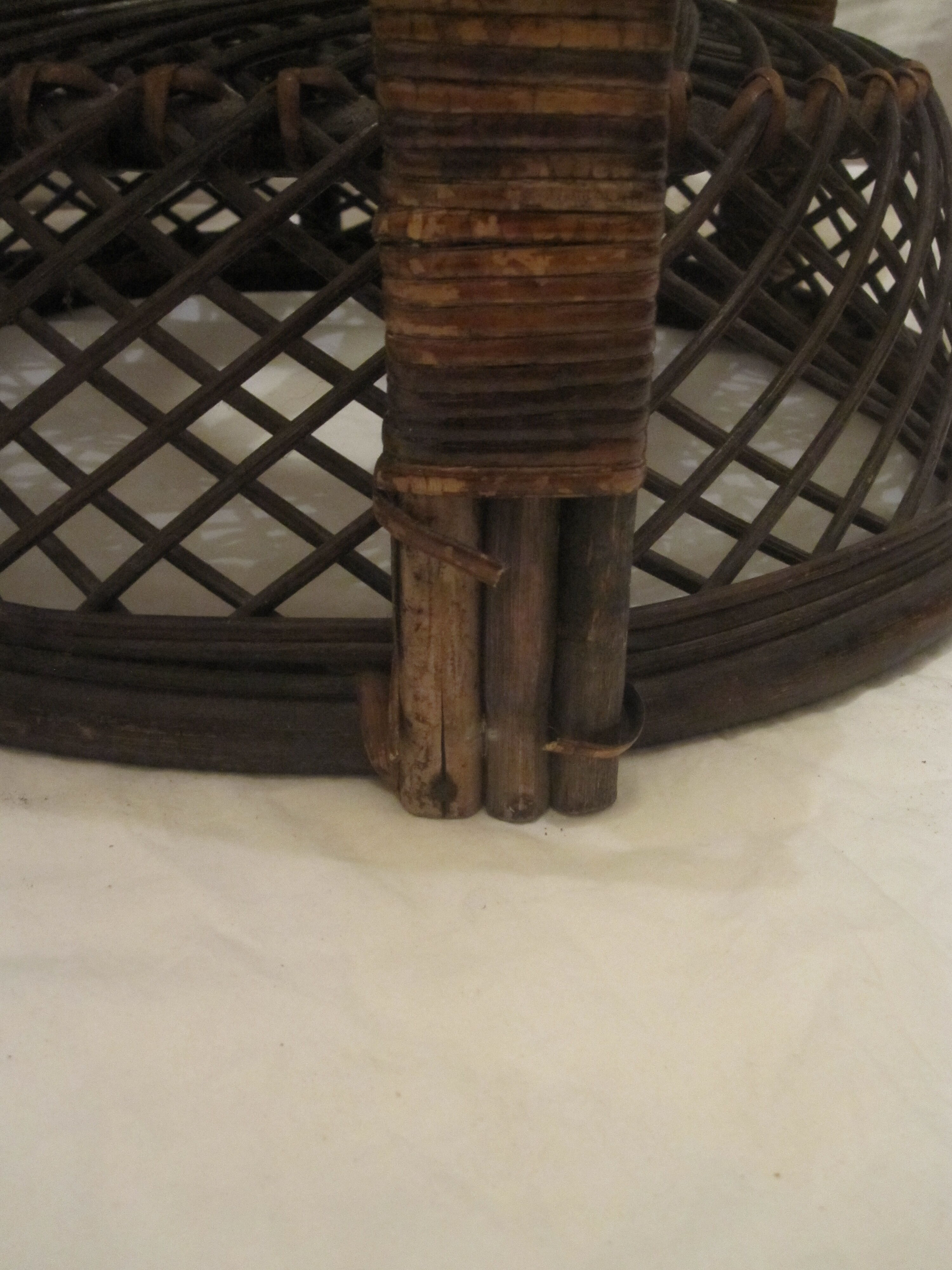 Emmanuelle rattan armchair