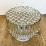 Vintage White Porcelain Ceiling Light, 1970s