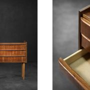 Commode classique en teck scandinave danoise moderne du milieu du siècle, années 1960