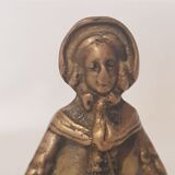 Cloche de table en bronze femme
