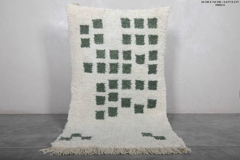 Traditional handmade pure wool rug, size 150 x 250 cm