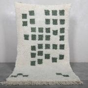 Traditional handmade pure wool rug, size 150 x 250 cm