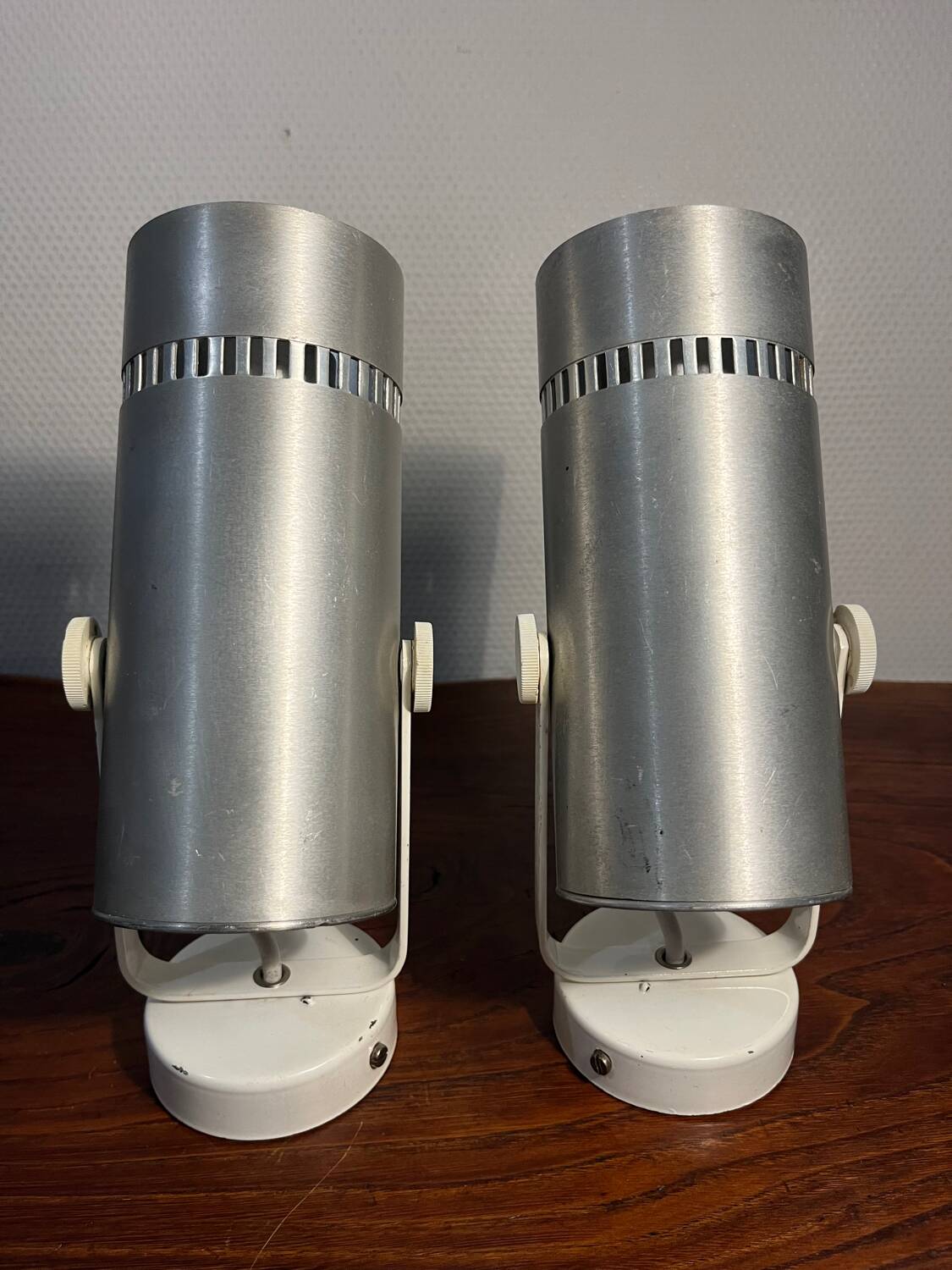 Duo spot wall light metal 80s