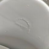 Trio of Castellania plates in Italian earthenware, vintage blue decoration