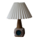Lampe de table en céramique danoise beige/ lilas/ bleu