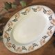 Oval dish in opaque porcelain from Gien