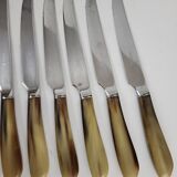 Set of 12 horn handle knives