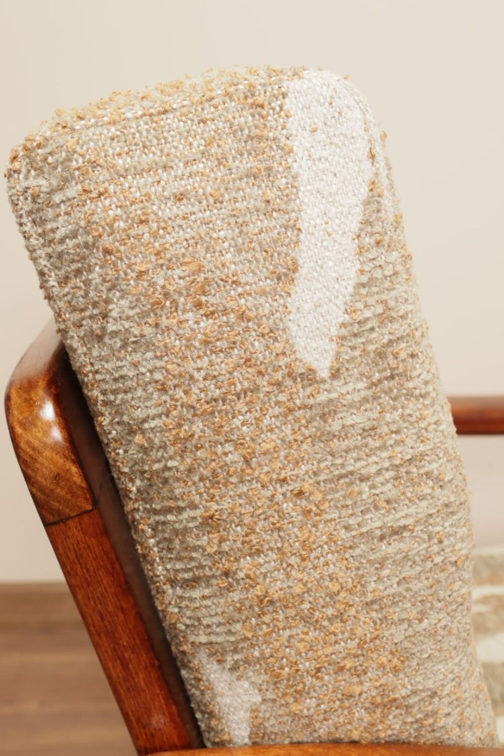 Vintage armchair with cushions designed by Zenon Bączyk, Poland 1960s