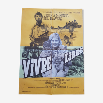 Affiche vivre libre