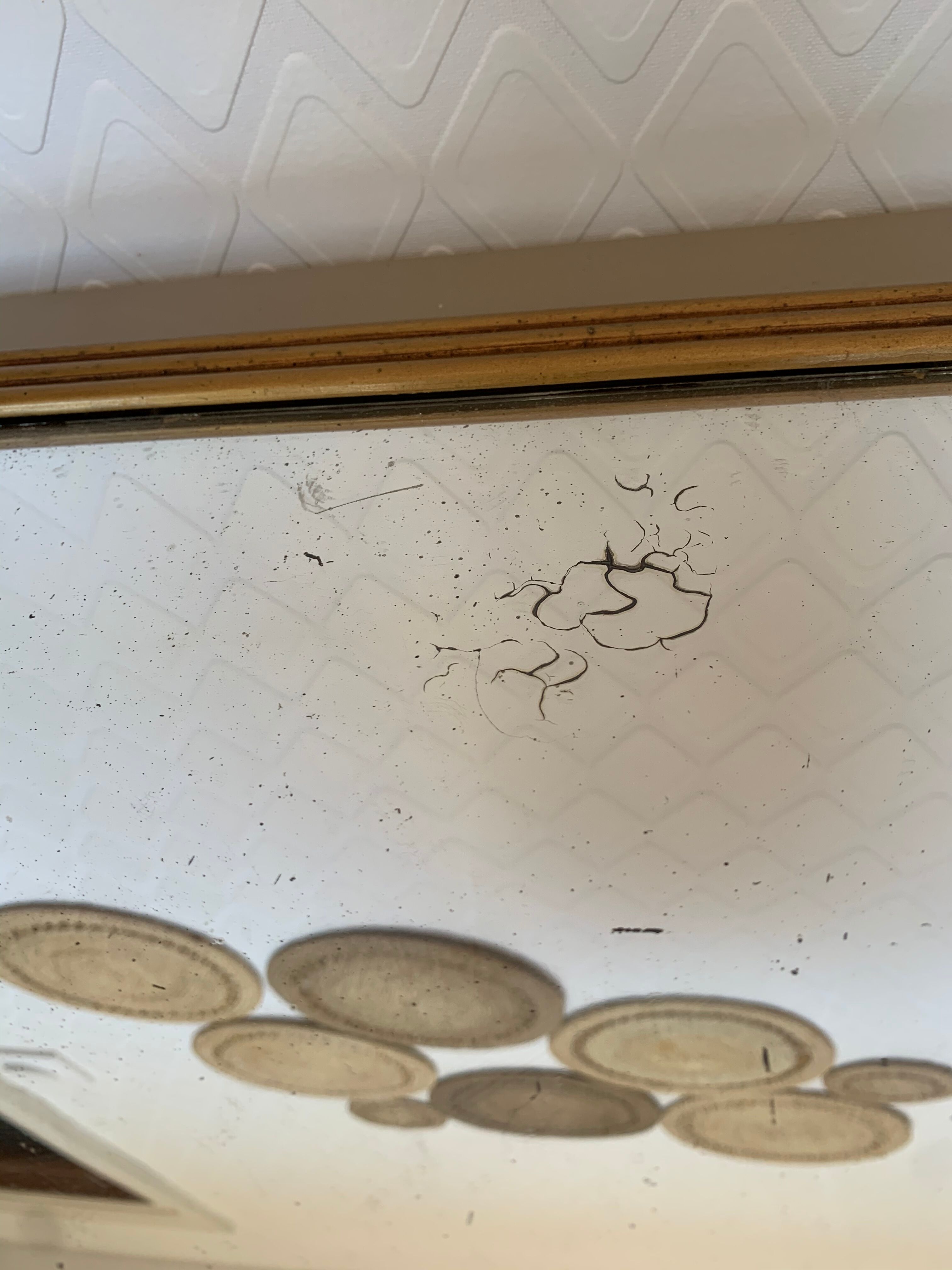 Art deco mirror  - 47x33cm