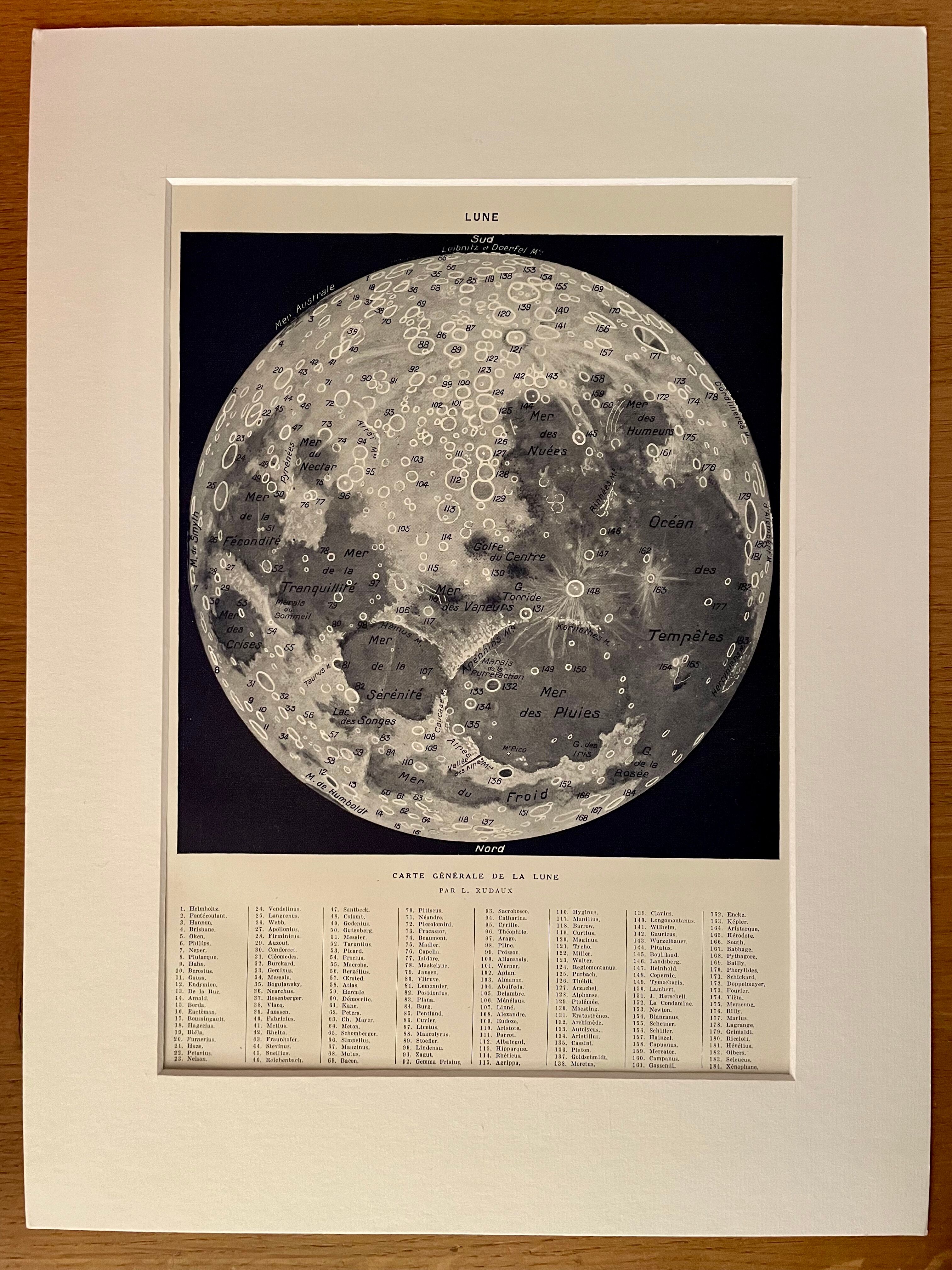 Photographic plate on the moon - 1930