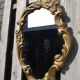 Vintage 50's gilded plaster mirror