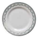 Old plate, ironstone, Sapho Longchamp.