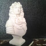 Bust in cast plaster Louis XIV