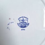 Plat creux Creil et Montereau bleu