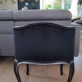 Fauteuil cabriolet et son repose pied