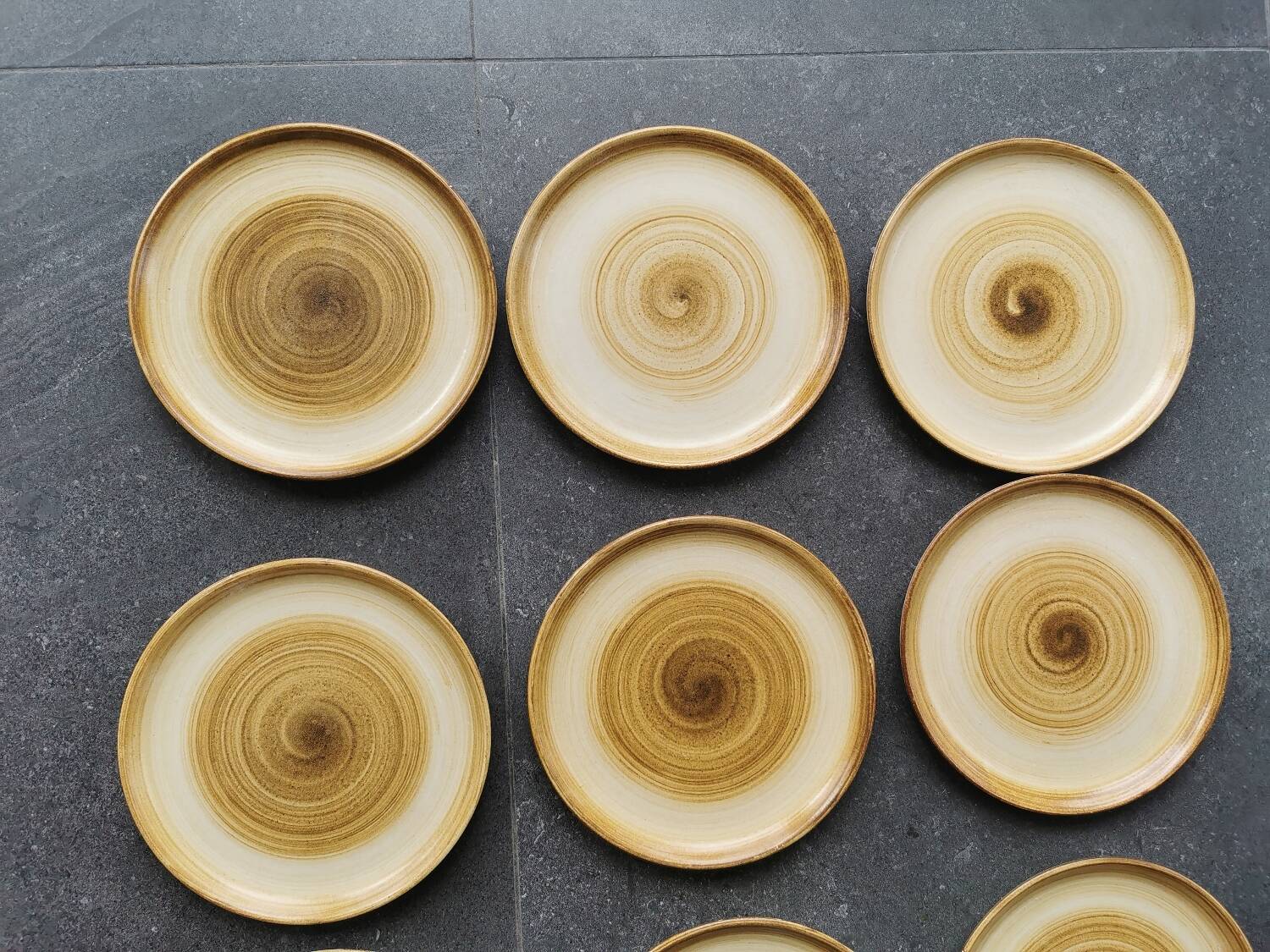 Set of 10 vintage Longchamp plates