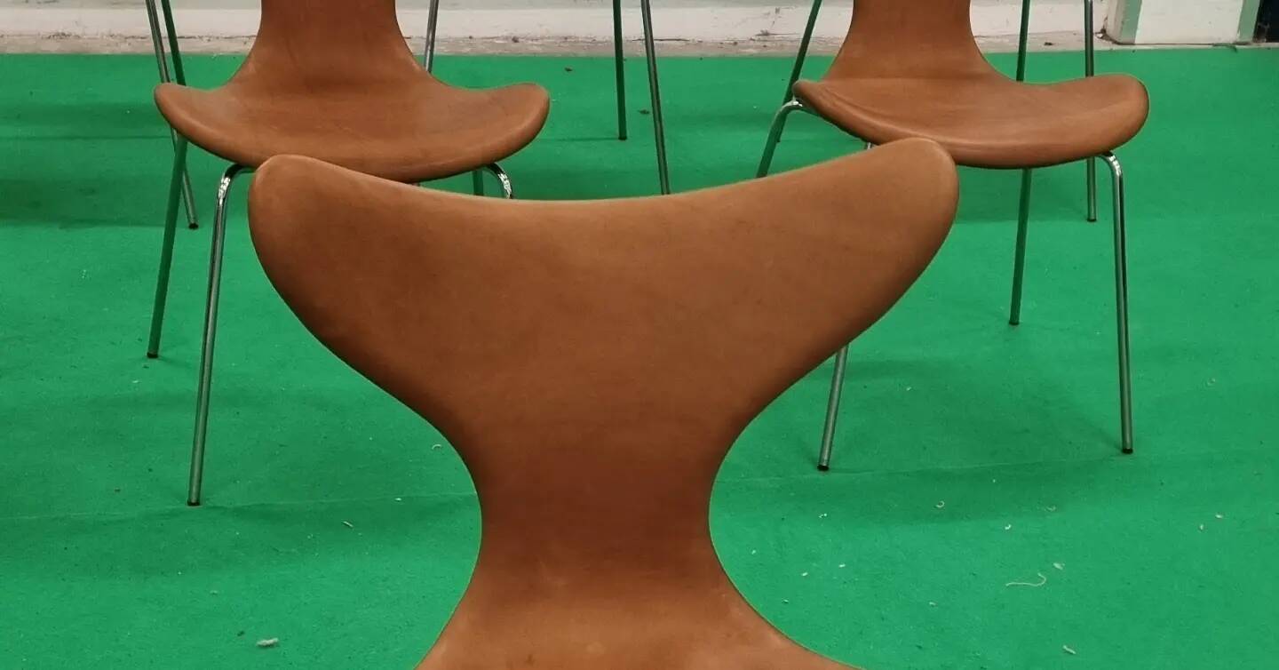 Set 8 Arne Jacobsen Mouette Fritz Hansen '70