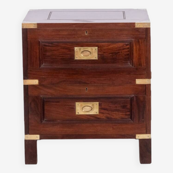 Mahogany marine chest of drawers. 1950s