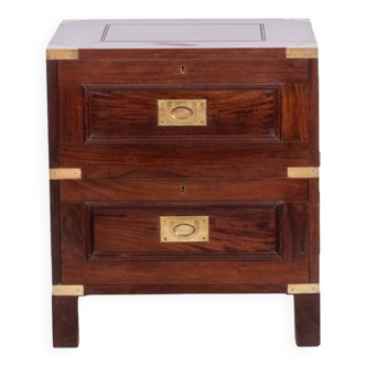 Mahogany marine chest of drawers. 1950s