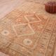 Peach Vintage Moroccan Rug 173 x 277 cm, Berber Wool Rug, Handmade Rug Boho