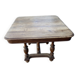 Table repas en bois, extensible avec rallonges