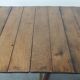 Antique Swiss extendable dining table made of oak from the mid-19th century